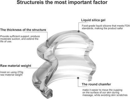 Silicone Cupping Therapy Set-(1 XL Cup）