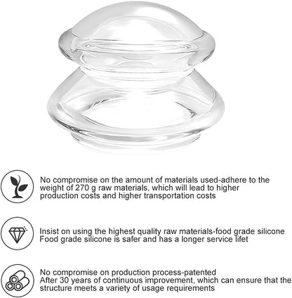 Silicone Cupping Therapy Set-(4Cups）