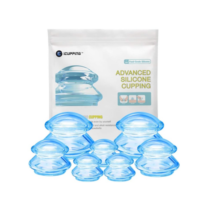 Silicone Cupping Therapy Set – 7 Reusable Cups